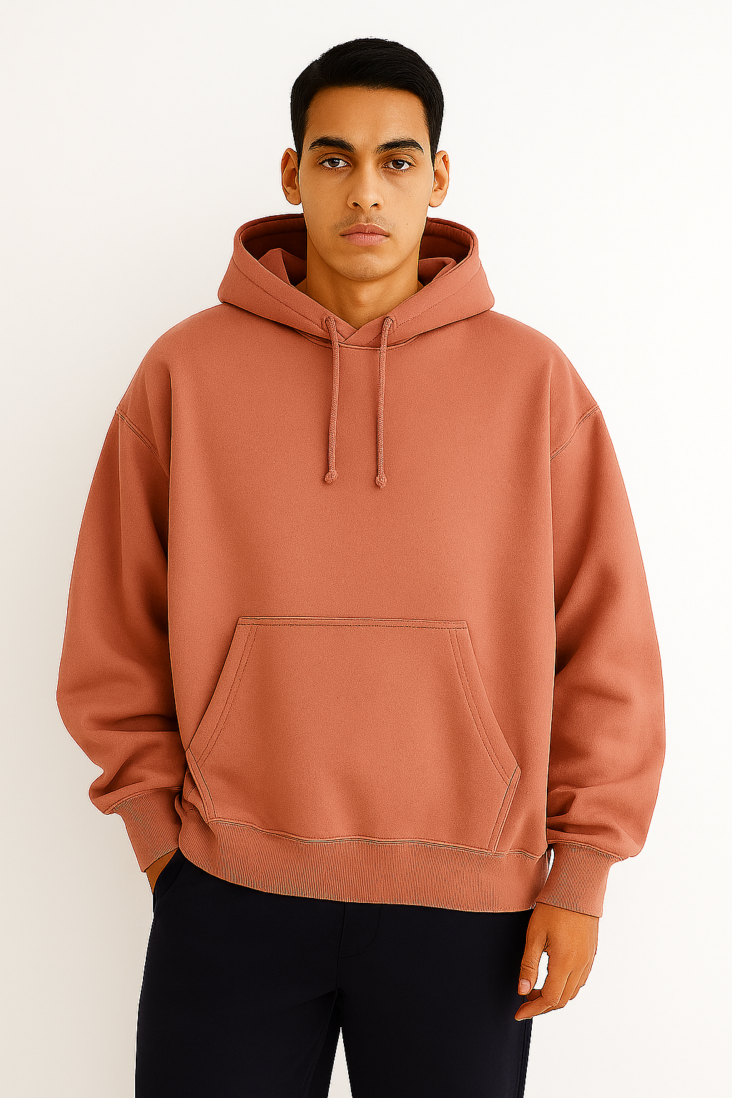 Milltex 1017 Men's Oversized Pullover Hoodie Sweatshirt
