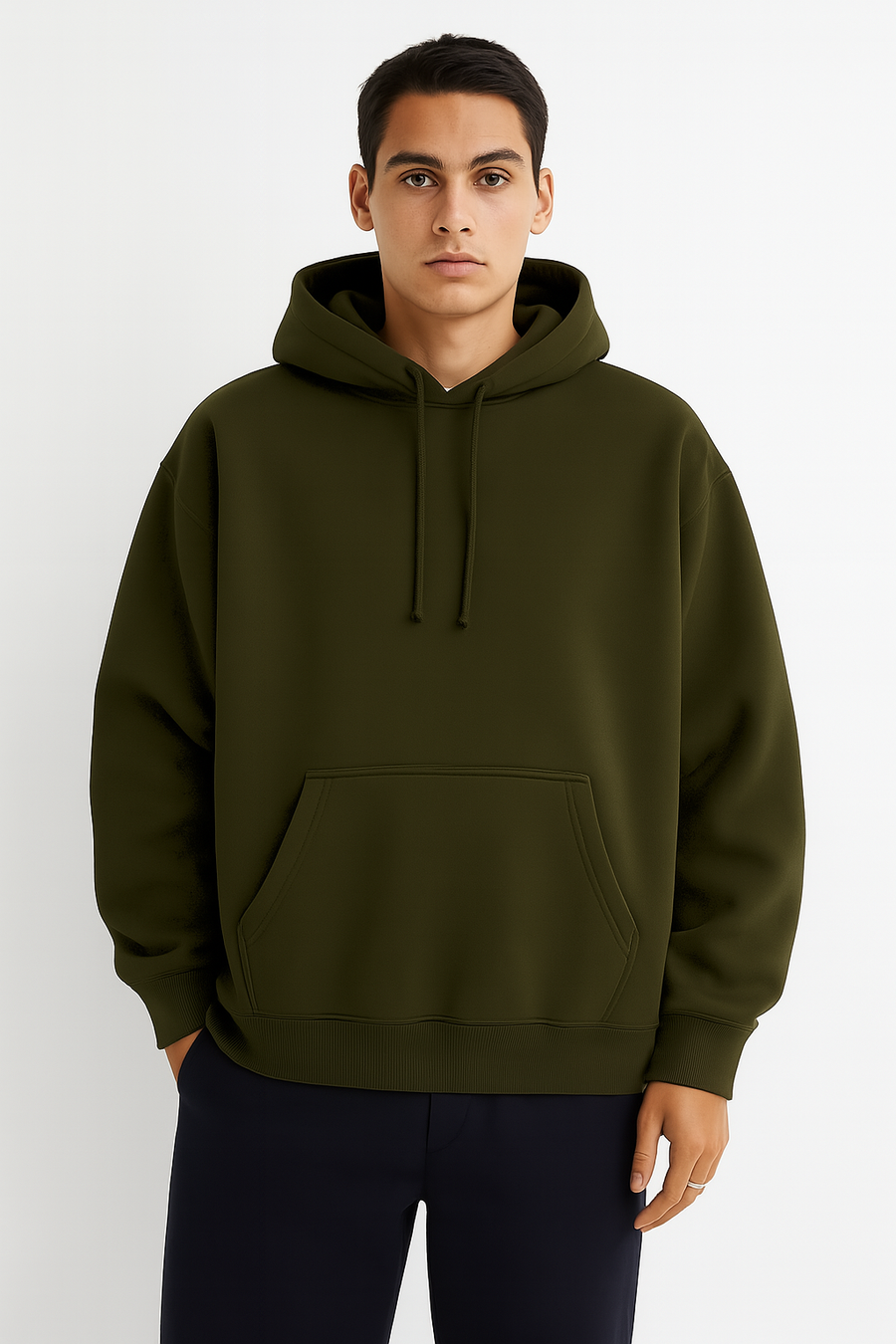 Milltex 1017 Men's Oversized Pullover Hoodie Sweatshirt