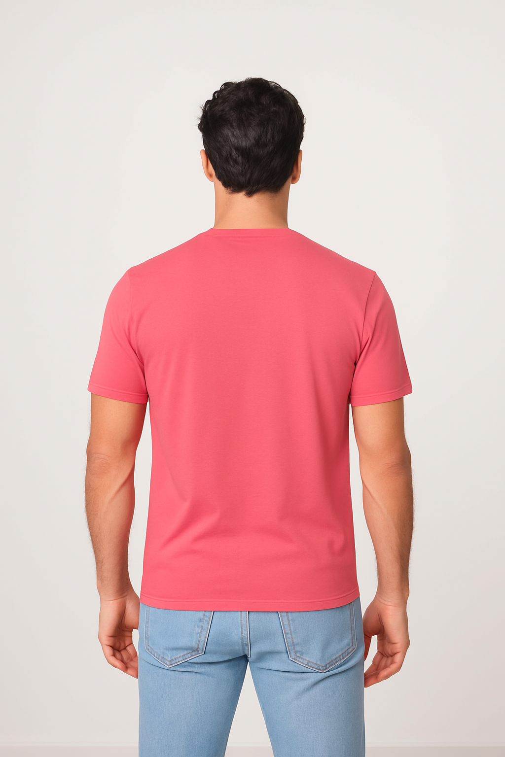 Milltex 300 Unisex Premium Cotton Lightweight Tee - Light Pink
