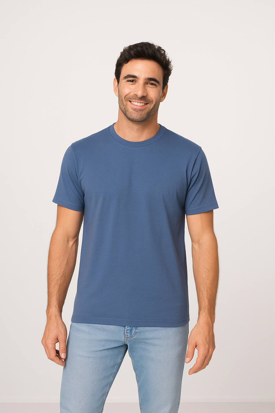 Milltex 300 Unisex Premium Cotton Lightweight Tee - Denim