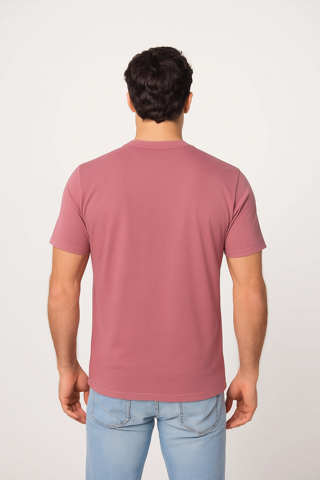 Milltex 300 Unisex Premium Cotton Lightweight Tee - Dusty Pink