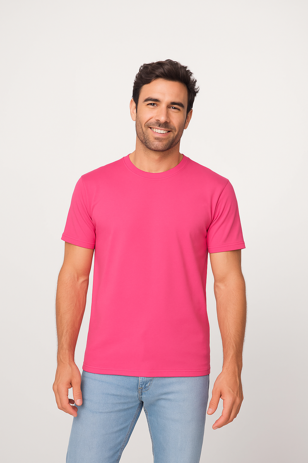 Milltex 300 Unisex Premium Cotton Lightweight Tee - Heliconia