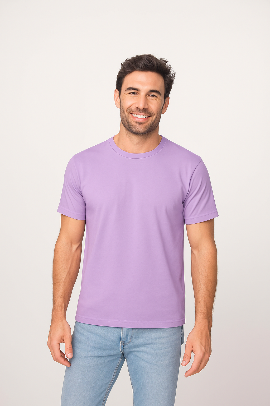 Milltex 300 Unisex Premium Cotton Lightweight Tee - Orchid