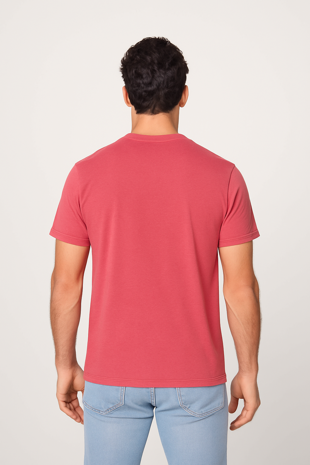 Milltex 300 Unisex Premium Cotton Lightweight Tee - Light Pink