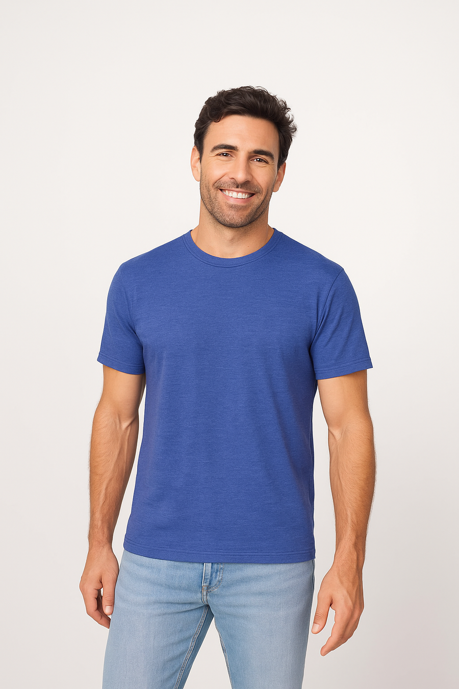 Milltex 300 Unisex Premium Cotton Lightweight Tee - Royal Heather