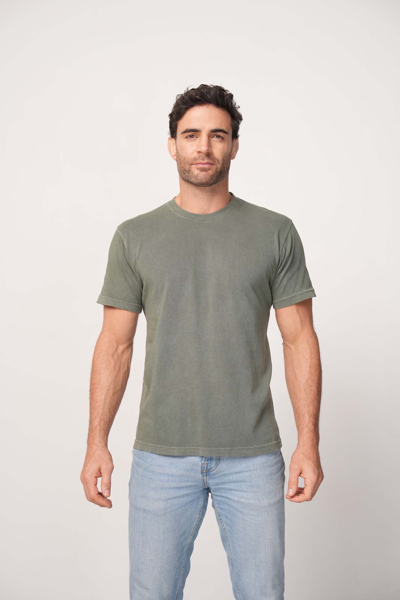Milltex 400 Unisex Mid Weight Short Sleeve Pigment Dyed Tee