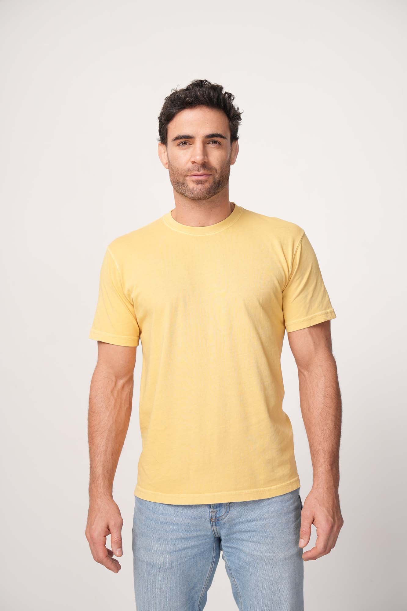 Milltex 400 Unisex Mid Weight Short Sleeve Pigment Dyed Tee