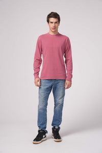 Milltex 401 Unisex Mid Weight Pigment Dyed Long Sleeve Tee
