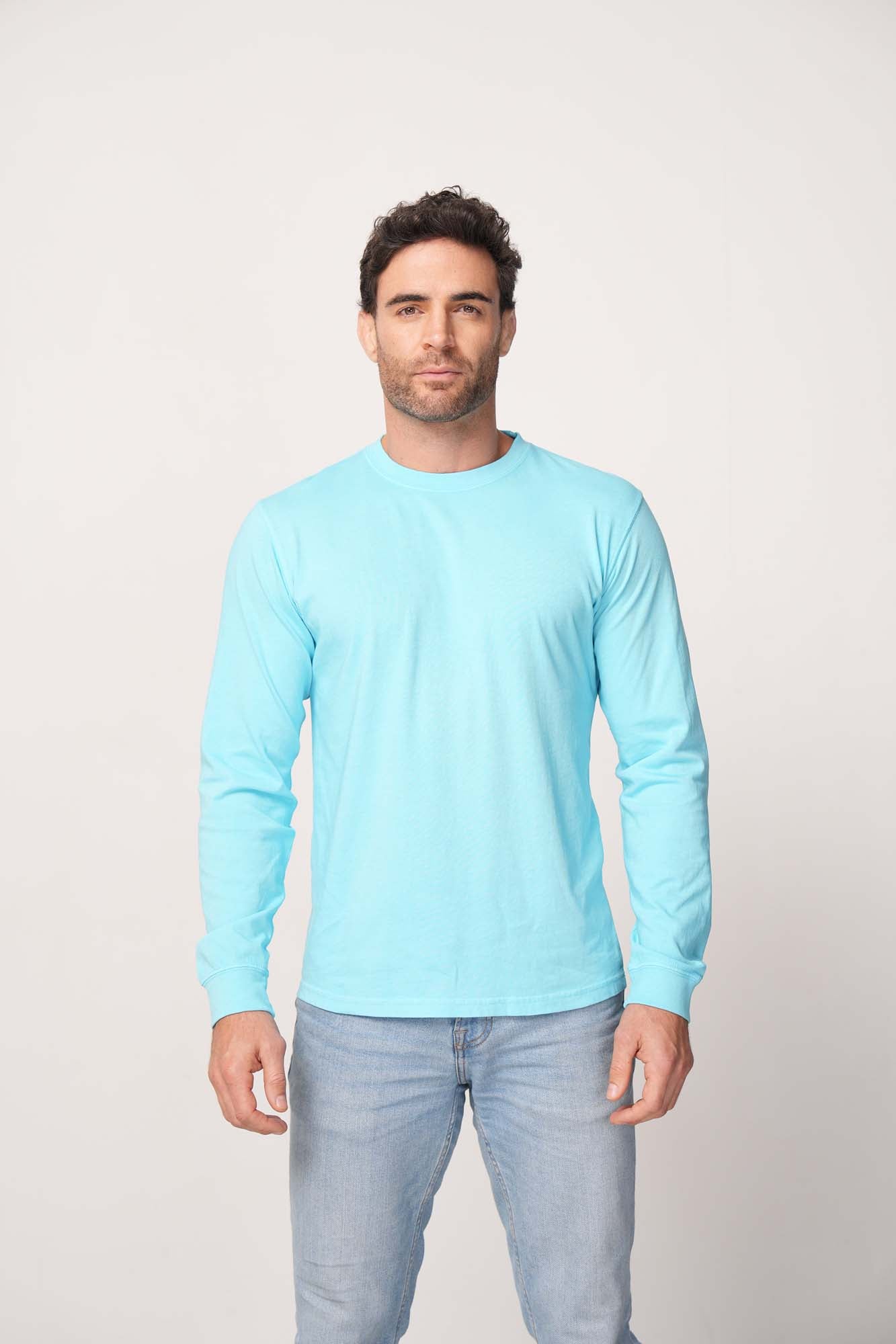 Milltex 401 Unisex Mid Weight Pigment Dyed Long Sleeve Tee