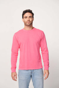Milltex 401 Unisex Mid Weight Pigment Dyed Long Sleeve Tee
