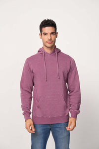 Milltex 617 Mid Weight Vintage Burnout Fleece Hoodie