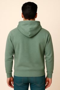 Milltex 717 Unisex Mid Weight Classic Pullover Hoodie in Oatmeal Heather