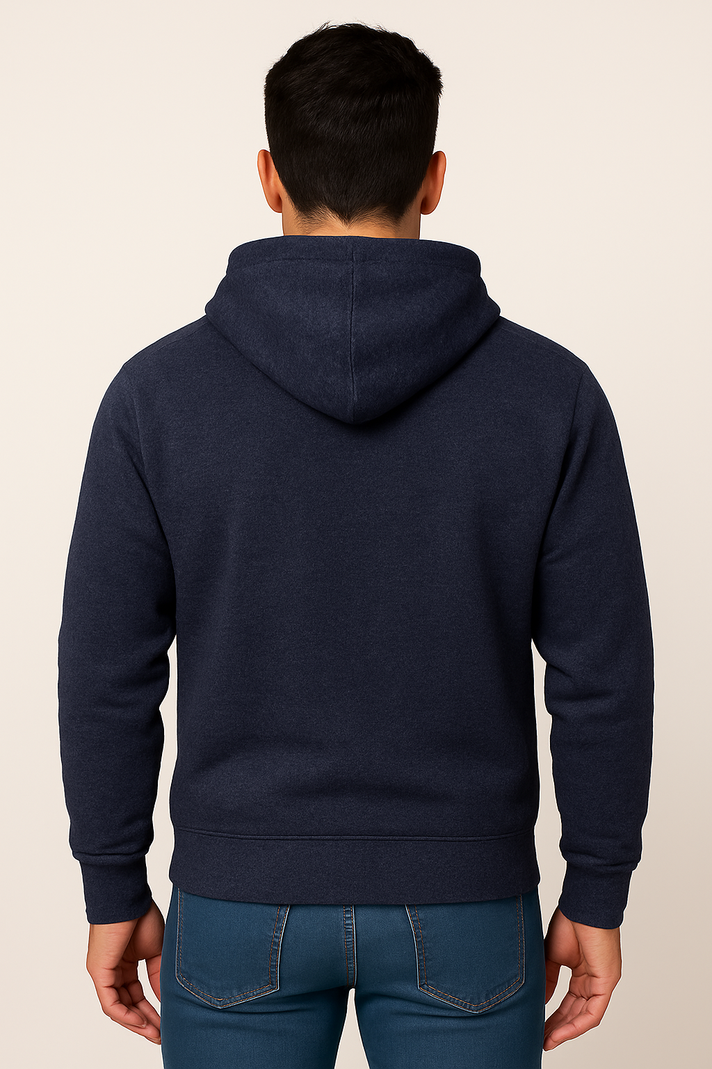 Milltex 717 Unisex Mid Weight Classic Pullover Hoodie Charcoal Heather