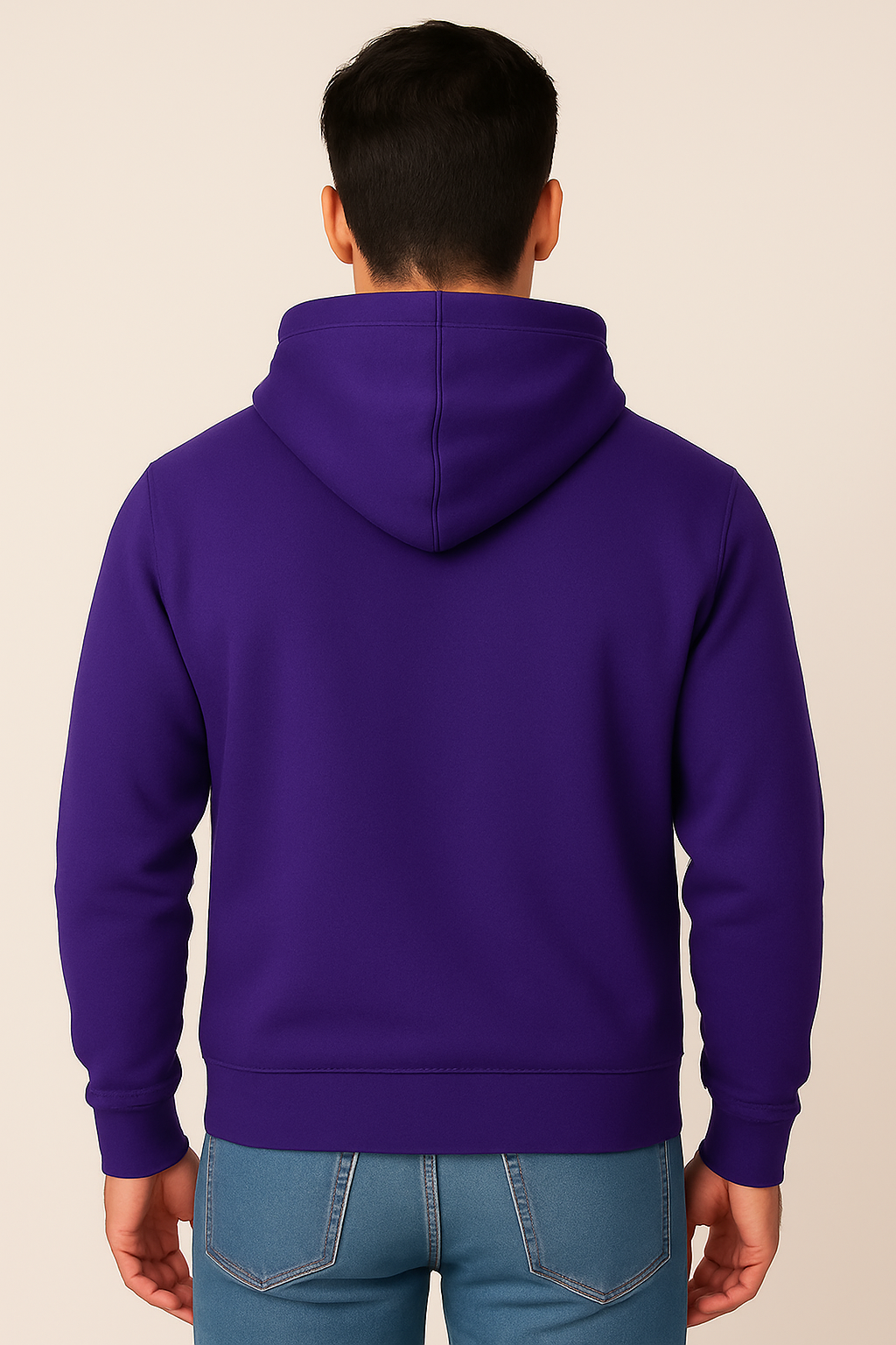 Milltex 717 Unisex Mid Weight Classic Pullover Hoodie in Maroon