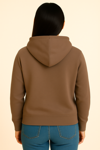 Milltex 717 Unisex Mid Weight Classic Pullover Hoodie in Coral Silk Color