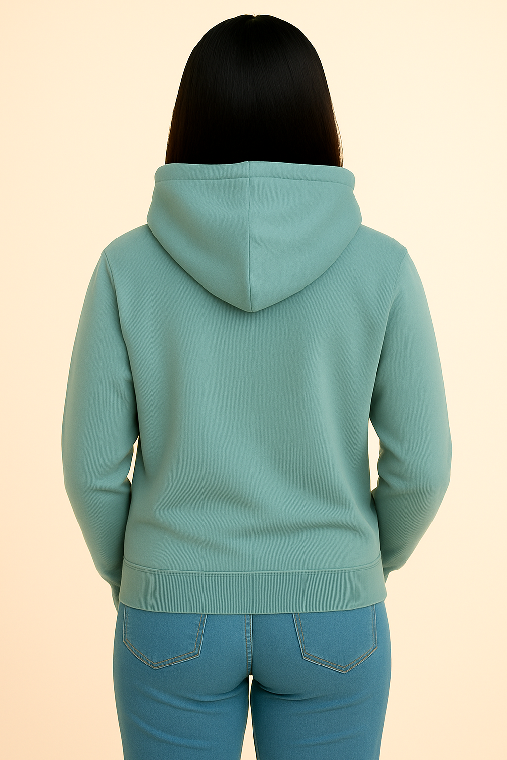 Milltex 717 Unisex Mid Weight Classic Pullover Hoodie in Coral Silk Color