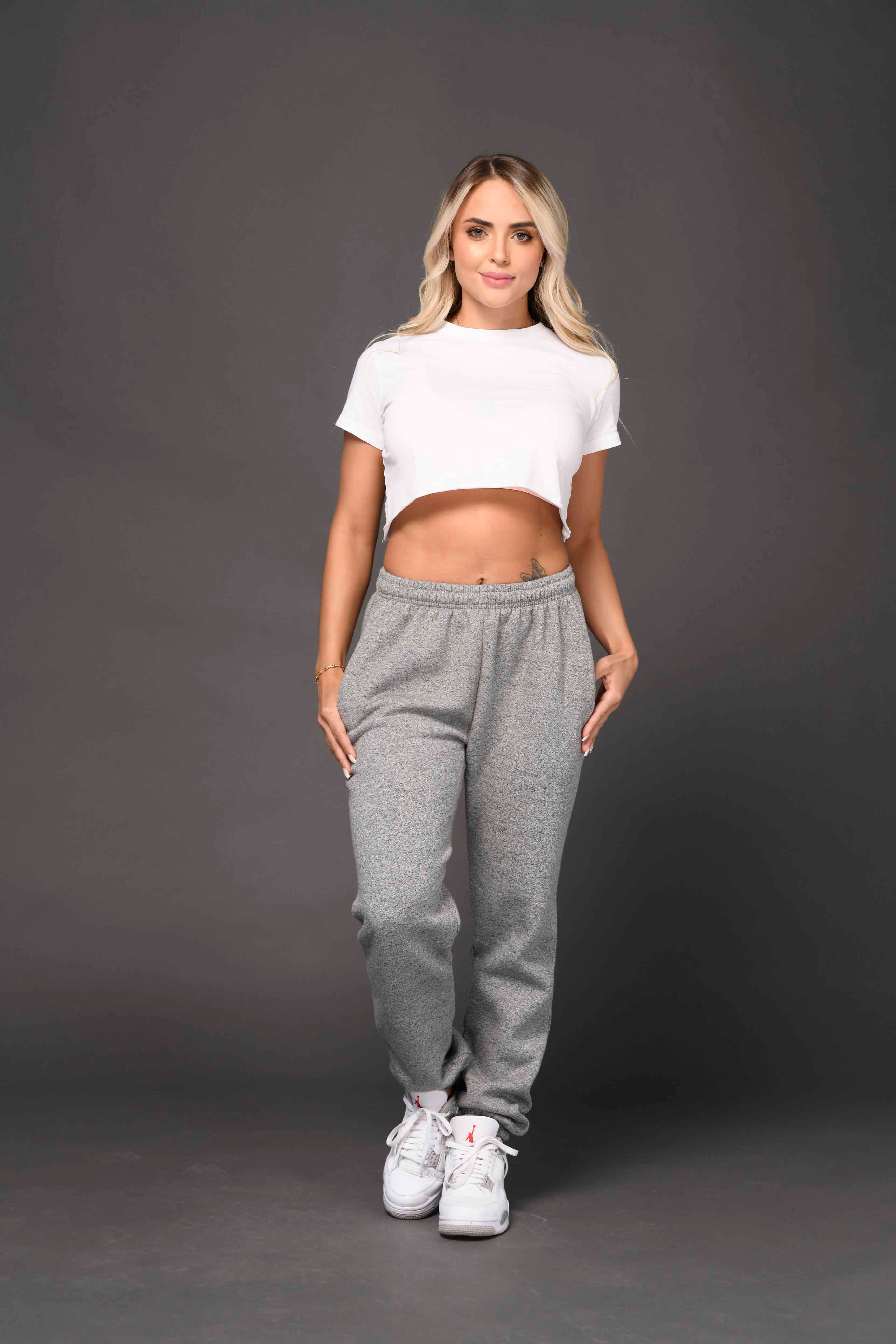 Milltex 764 Adult Unisex Heavy Weight Marled Sweatpants
