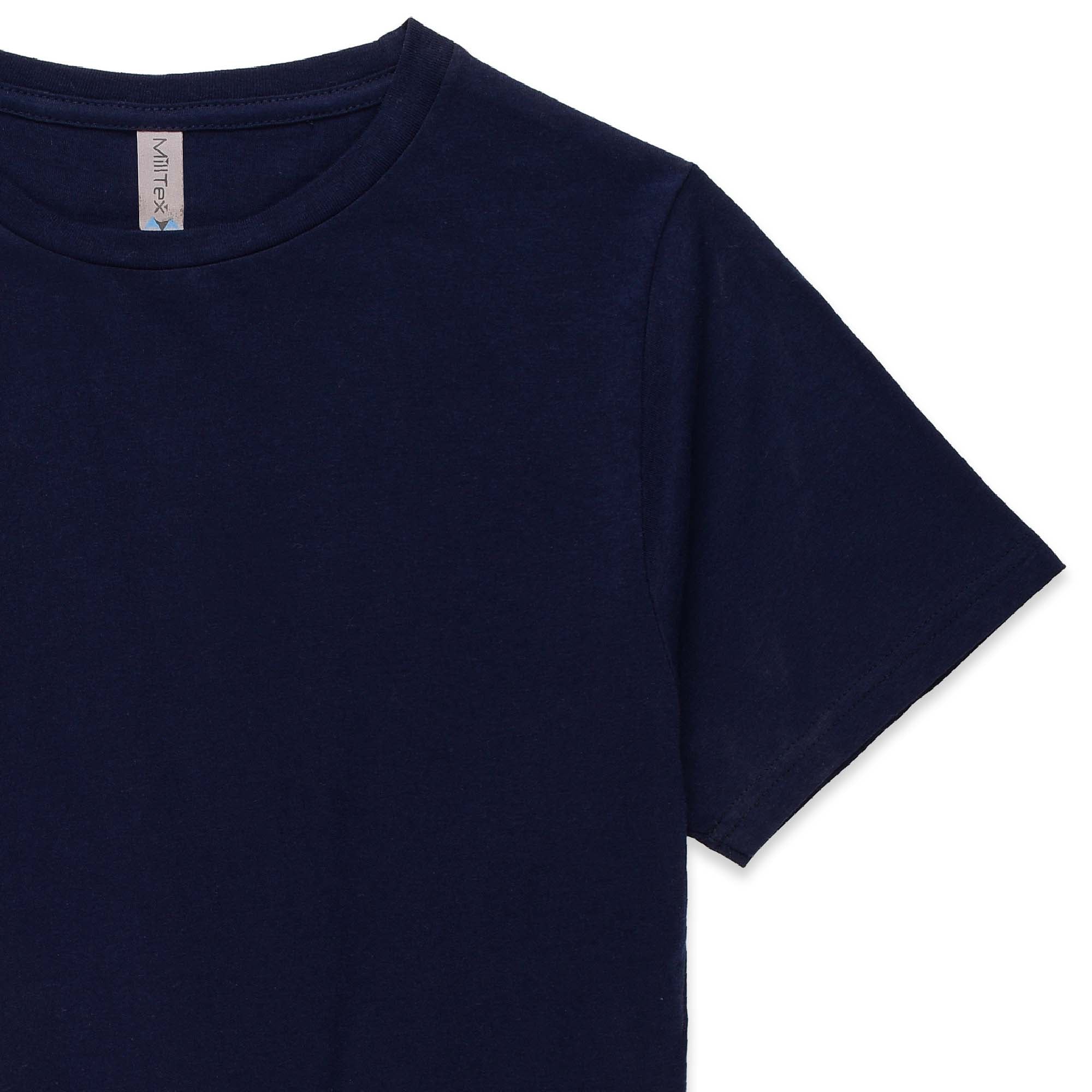 Milltex 900 Unisex Cotton T-Shirt | Lightweight Soft Crew Neck Plain Tee