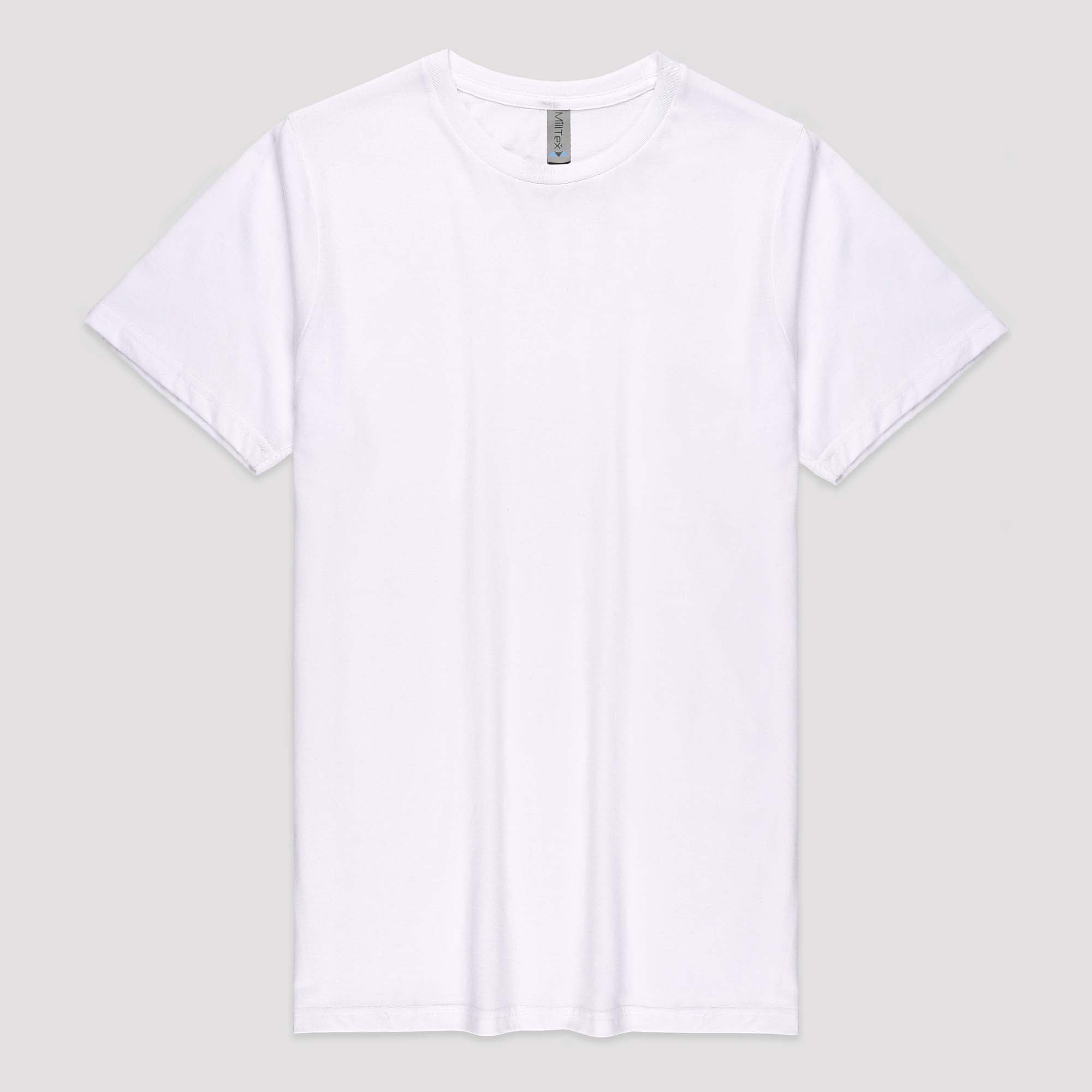 Milltex 900 Unisex Cotton T-Shirt | Lightweight Soft Crew Neck Plain Tee