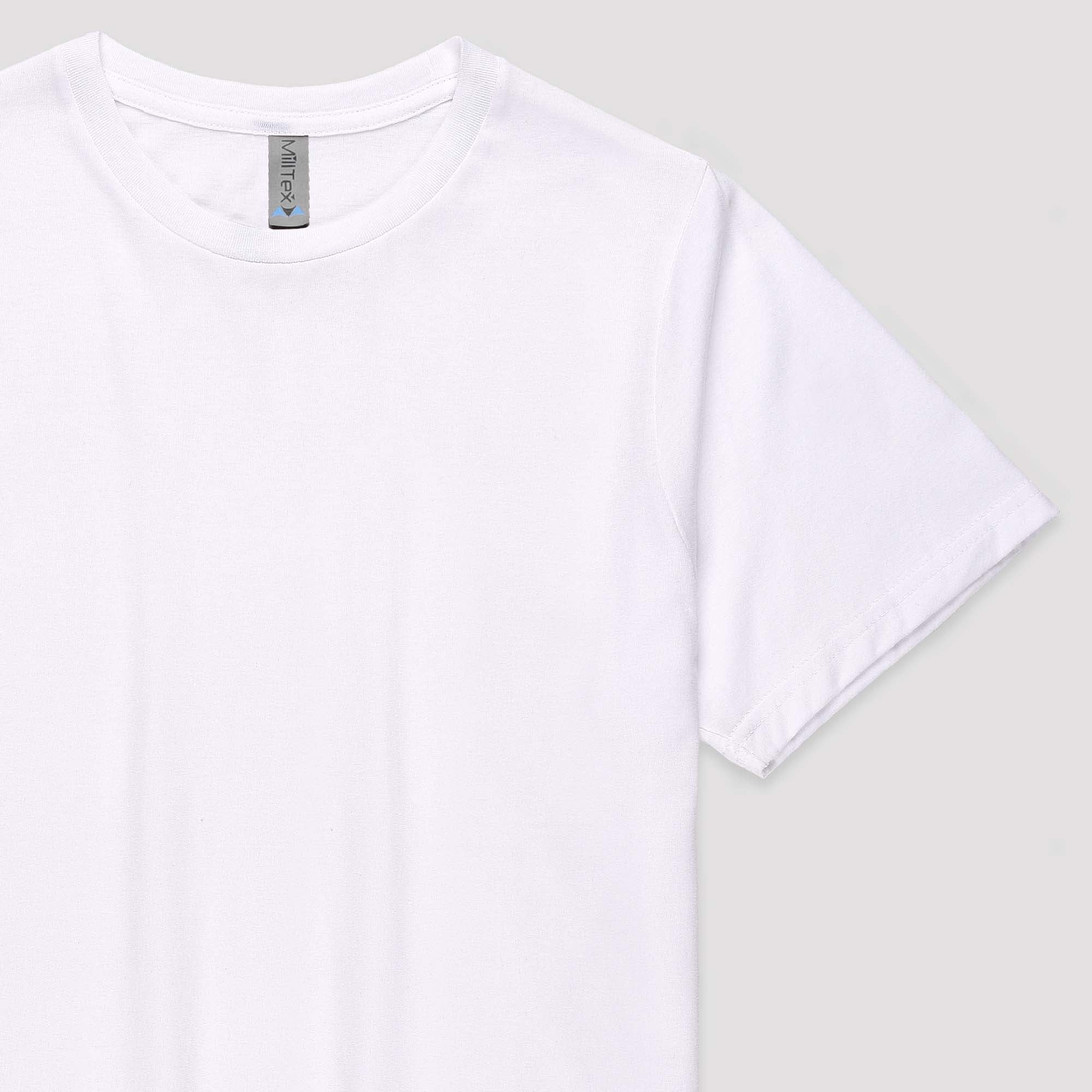 Milltex 900 Unisex Cotton T-Shirt | Lightweight Soft Crew Neck Plain Tee