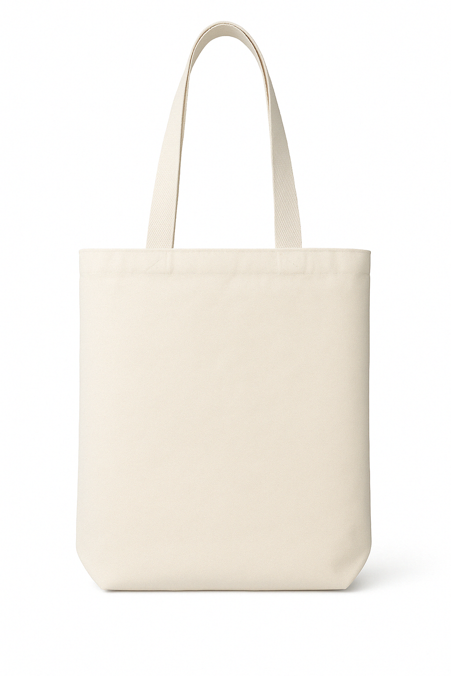 100% Cotton Canvas Tote Bags Natural White, 13.5 x 15.5 Inch