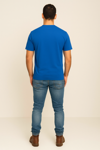 Milltex 900 Unisex Short Sleeve Tubular Fit Tee in Red Heather