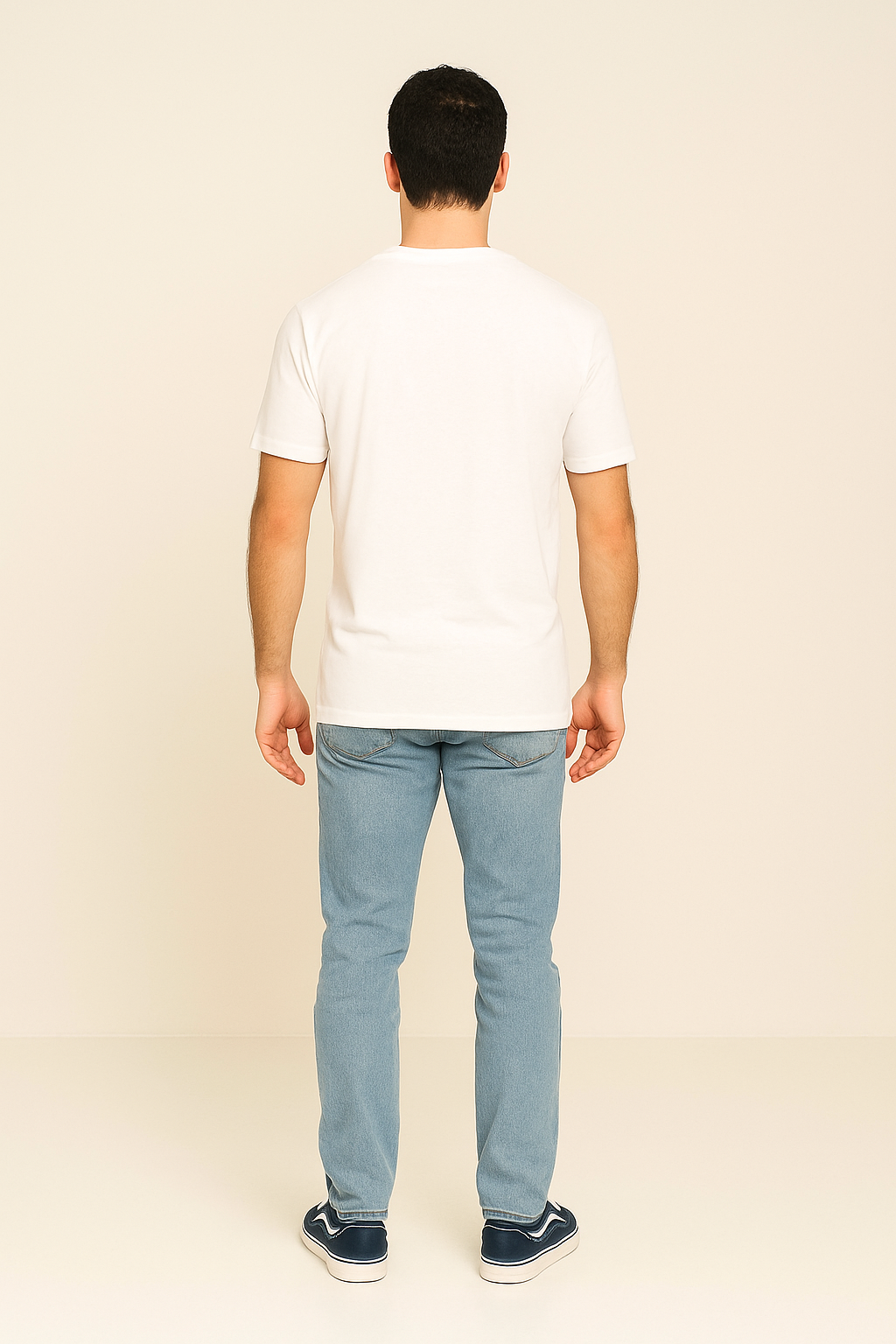 Milltex 900 Unisex Short Sleeve Tubular Fit Tee in Grey Heather