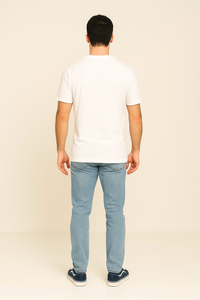 Milltex 900 Unisex Short Sleeve Tubular Fit Tee in Grey Heather
