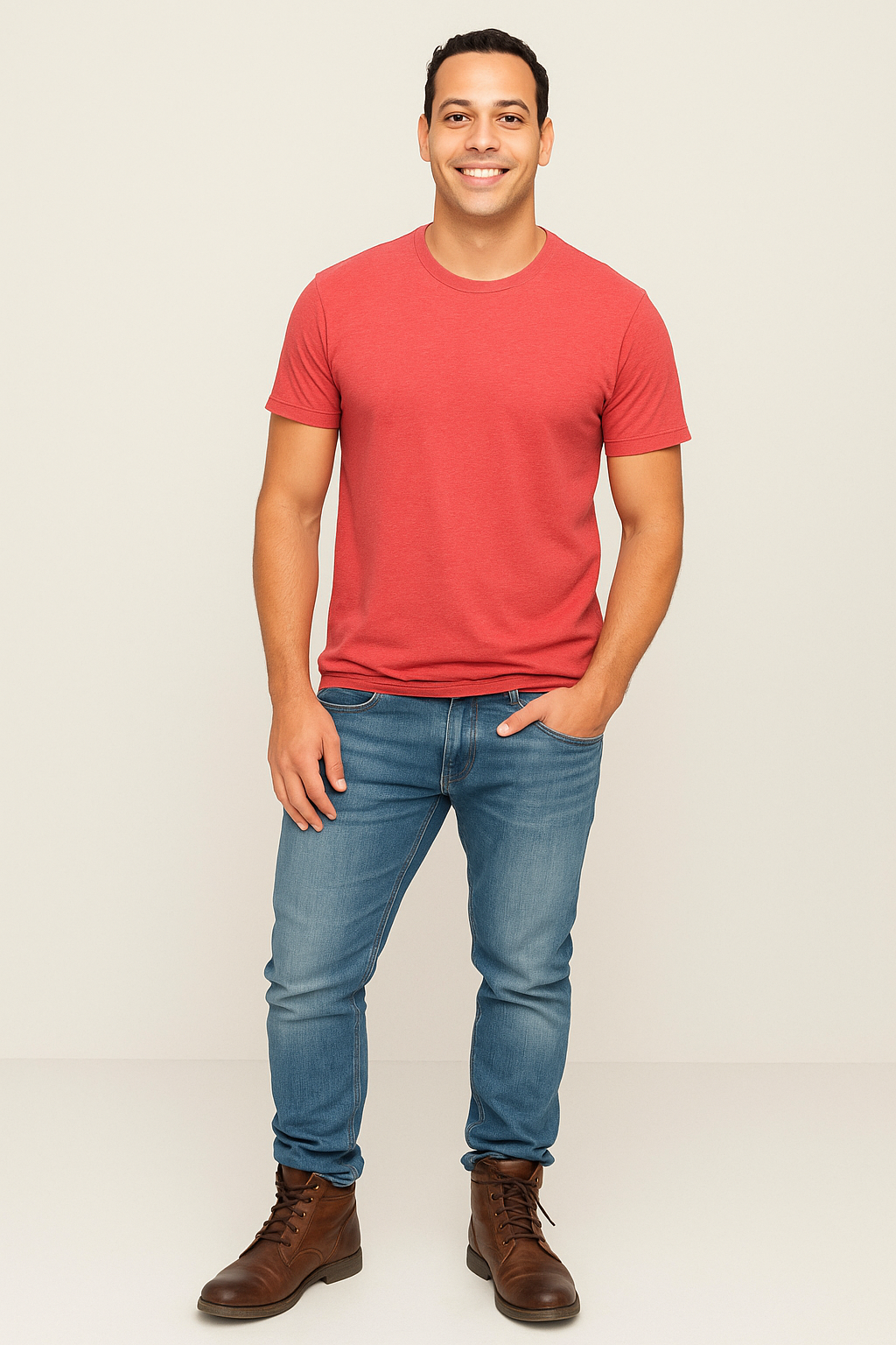 Milltex 900 Unisex Short Sleeve Tubular Fit Tee