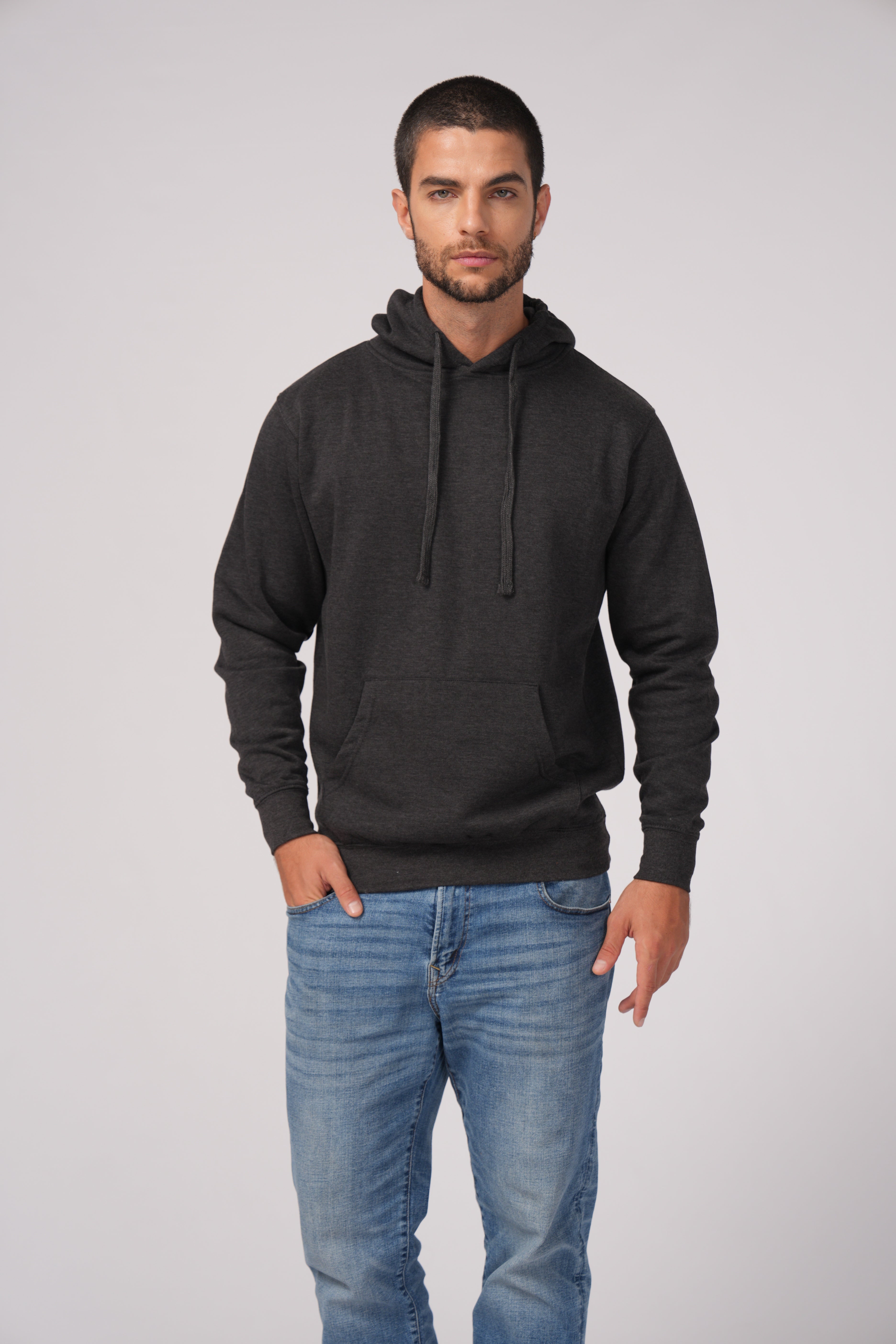 Milltex 717 — Premium Midweight Hoodie with 100% Cotton Print Face