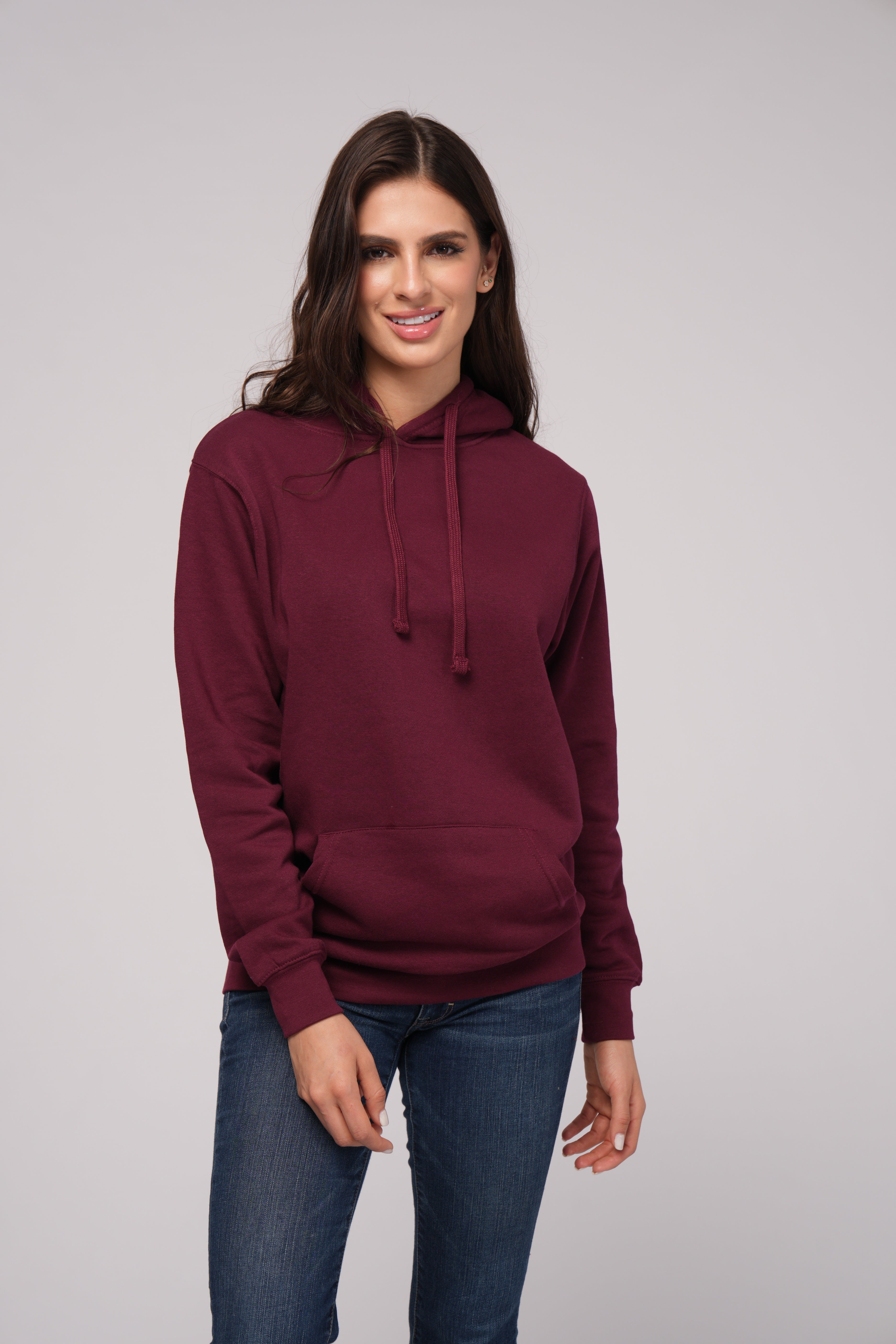 Milltex 717 — Premium Midweight Hoodie with 100% Cotton Print Face