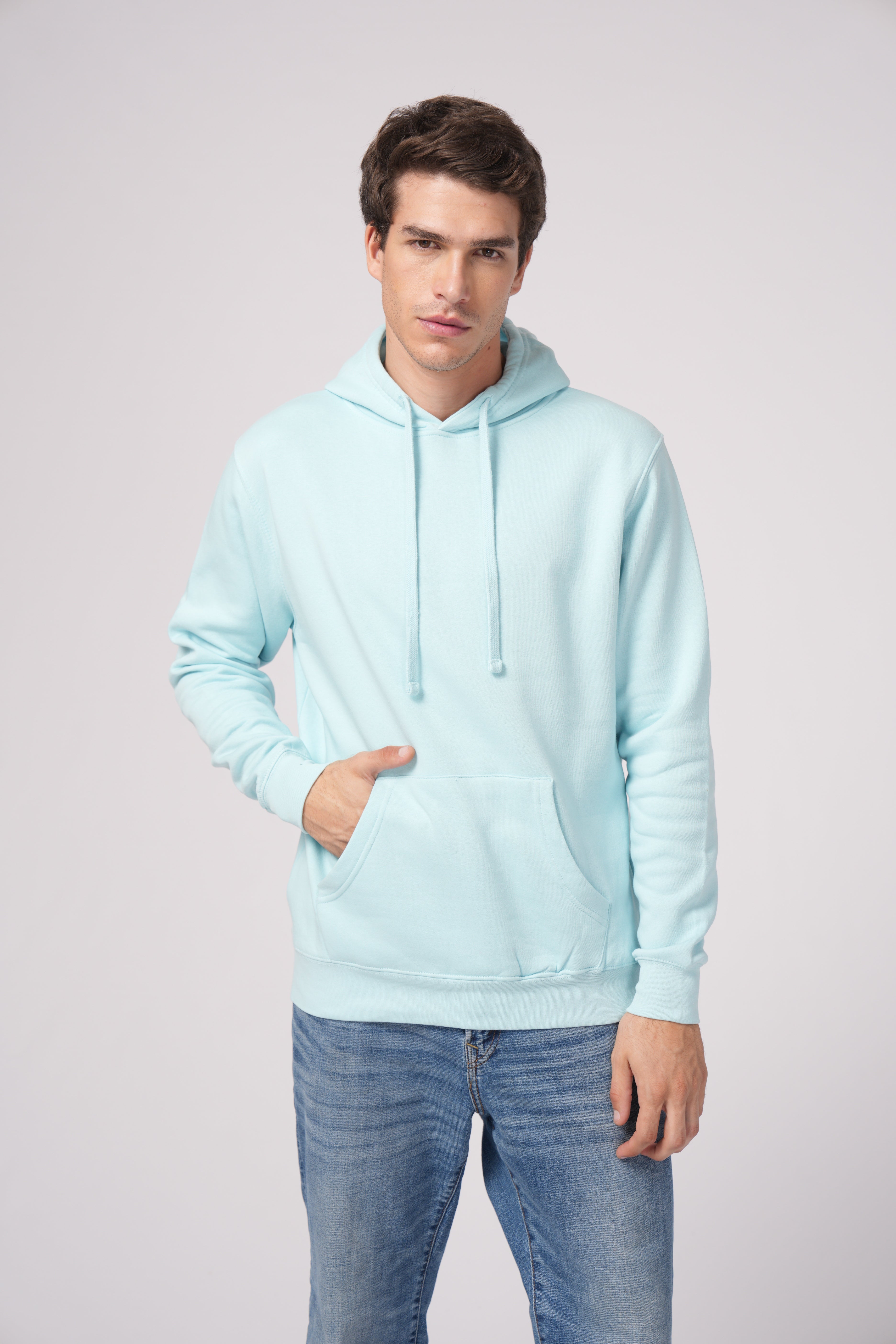 Milltex 717 — Premium Midweight Hoodie with 100% Cotton Print Face