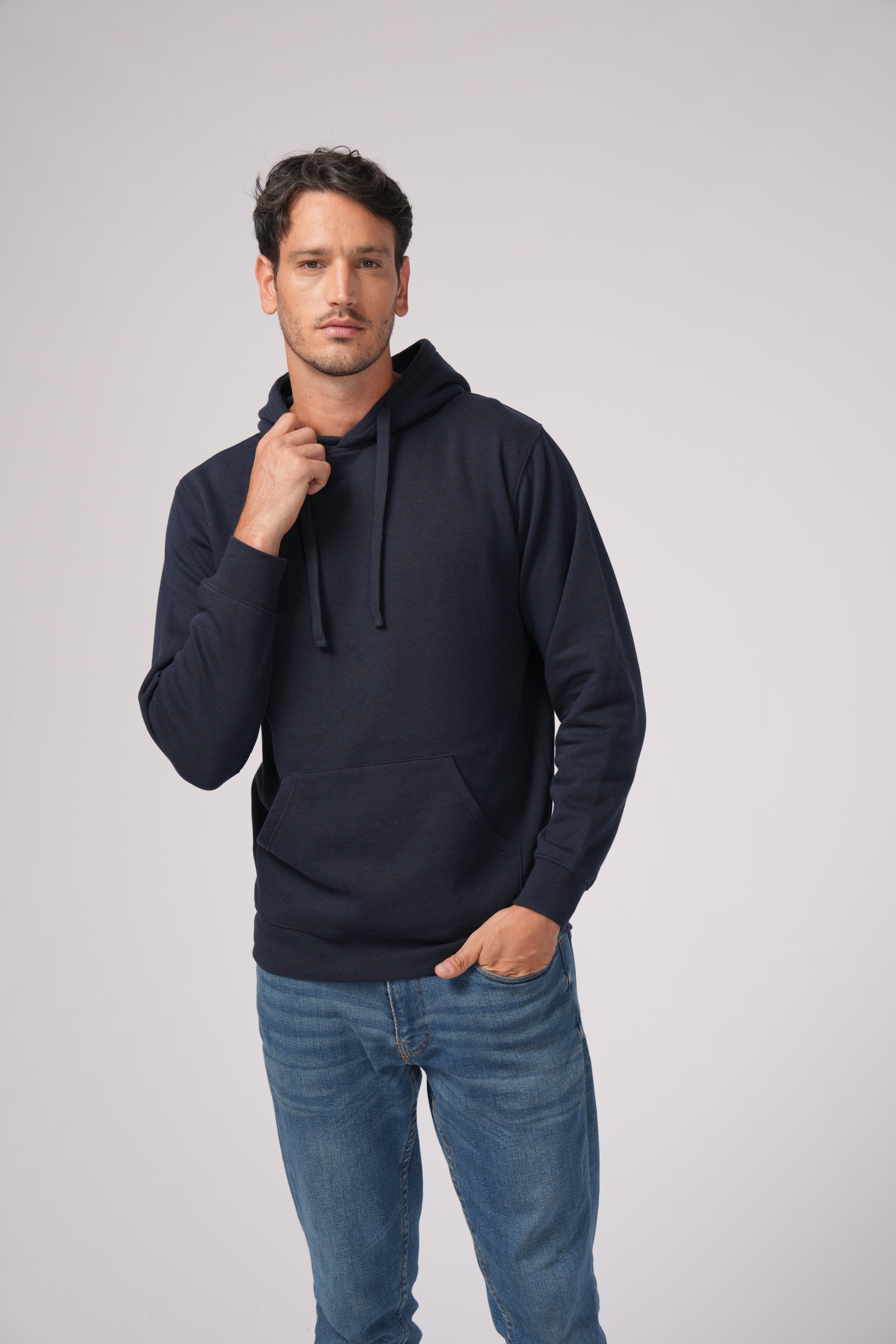 Milltex 717 — Premium Midweight Hoodie with 100% Cotton Print Face