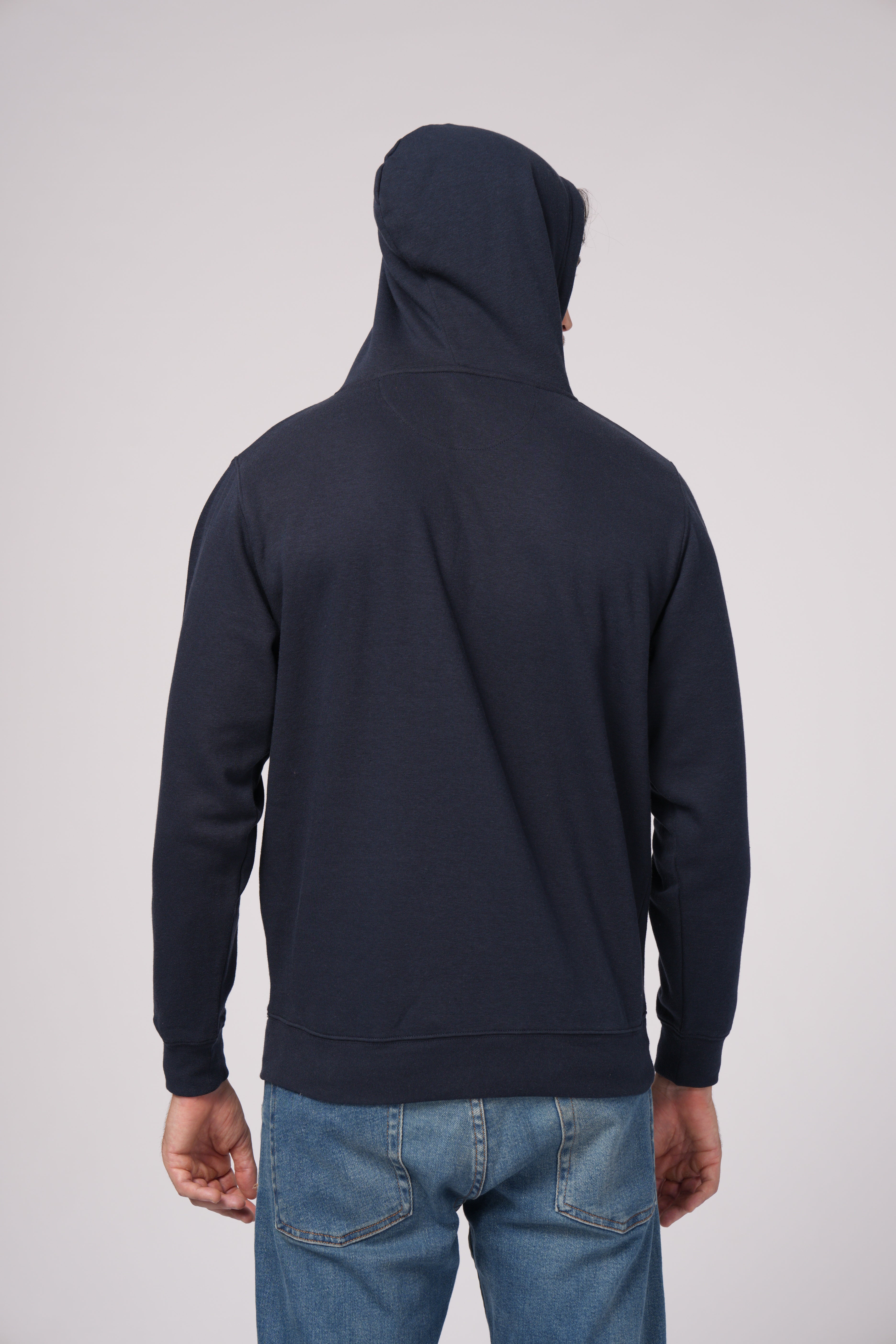 Milltex 717 — Premium Midweight Hoodie with 100% Cotton Print Face