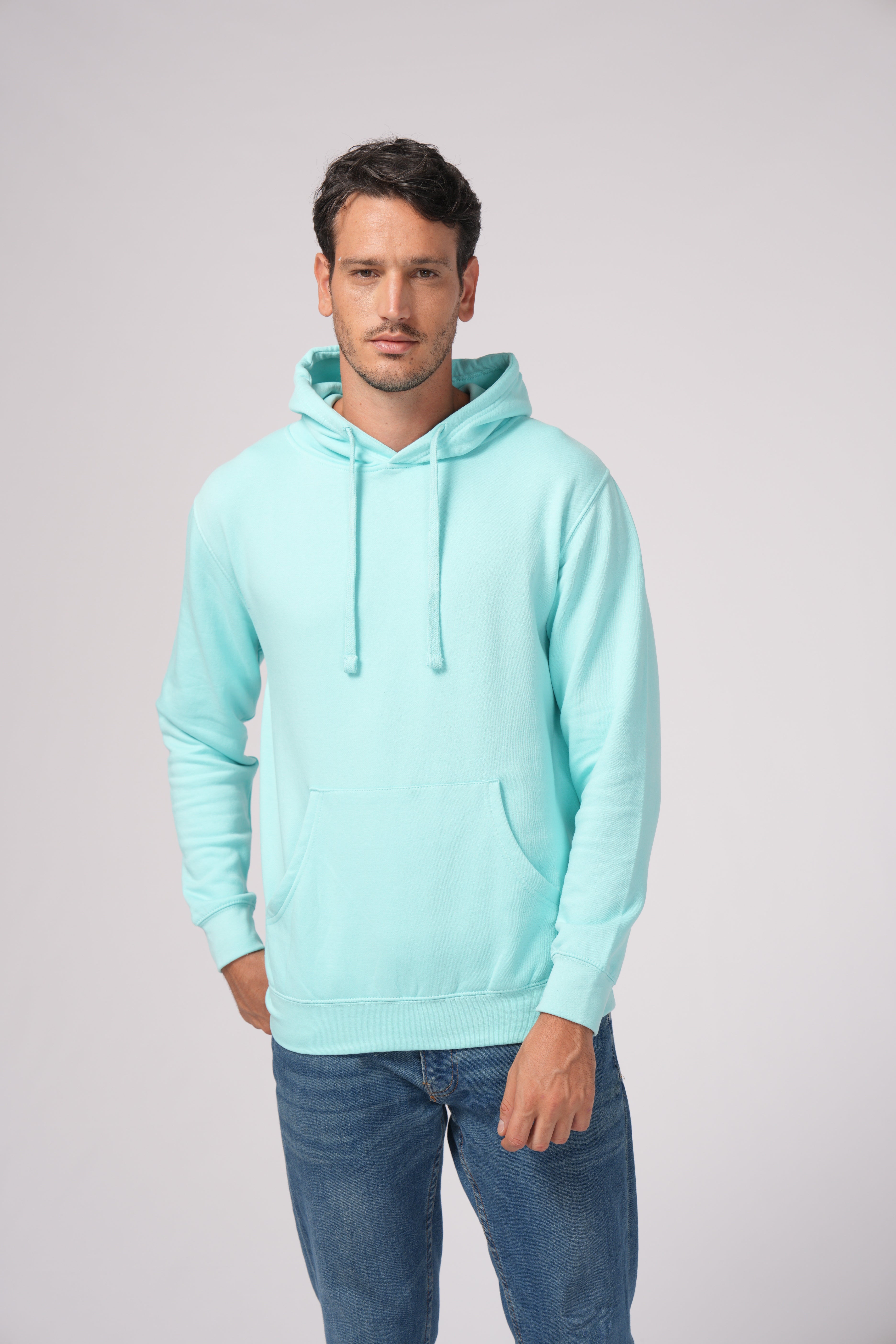 Milltex 717 — Premium Midweight Hoodie with 100% Cotton Print Face