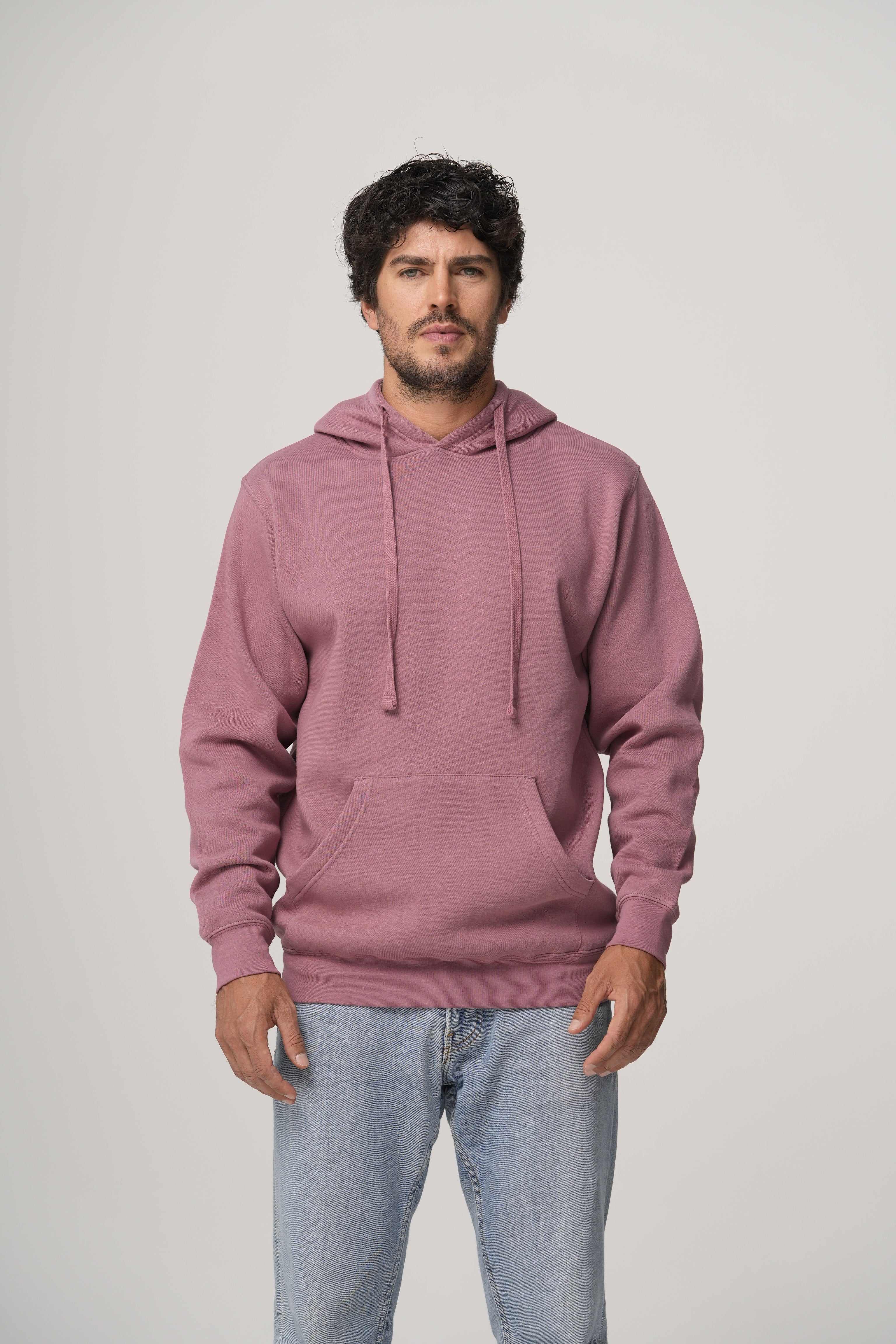 Milltex 717 — Premium Midweight Hoodie with 100% Cotton Print Face