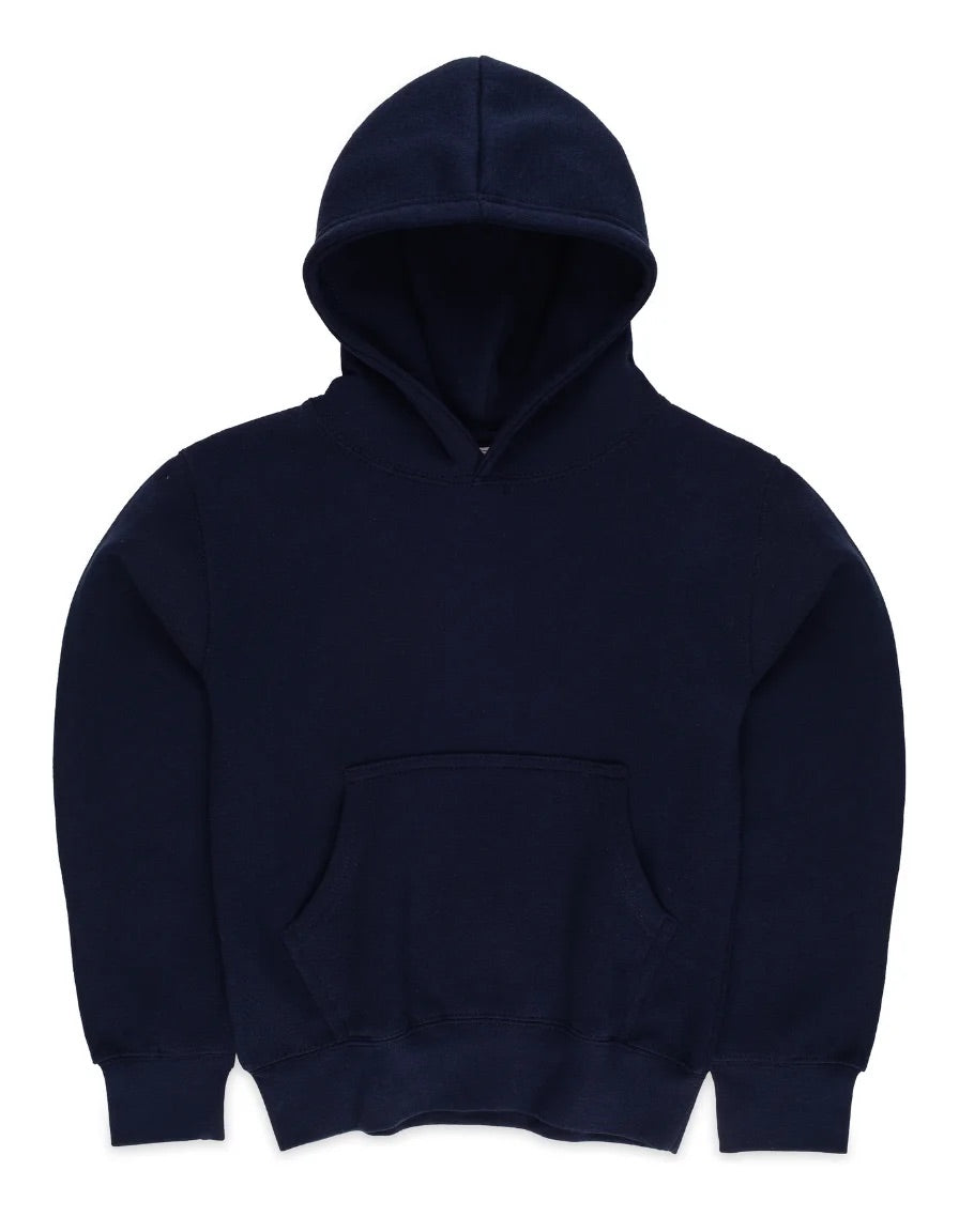 Milltex 517 Youth Unisex Hoodie | Midweight Cotton Blend Pullover Sweatshirt