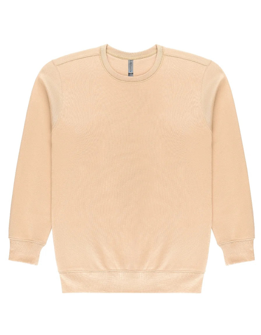 Milltex 303 Unisex Midweight Crewneck Fleece Sweatshirt