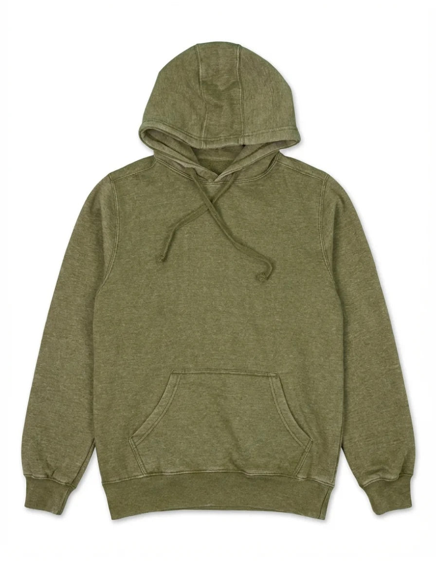 Milltex 617 — Adult Unisex Midweight Vintage Fleece Hoodie