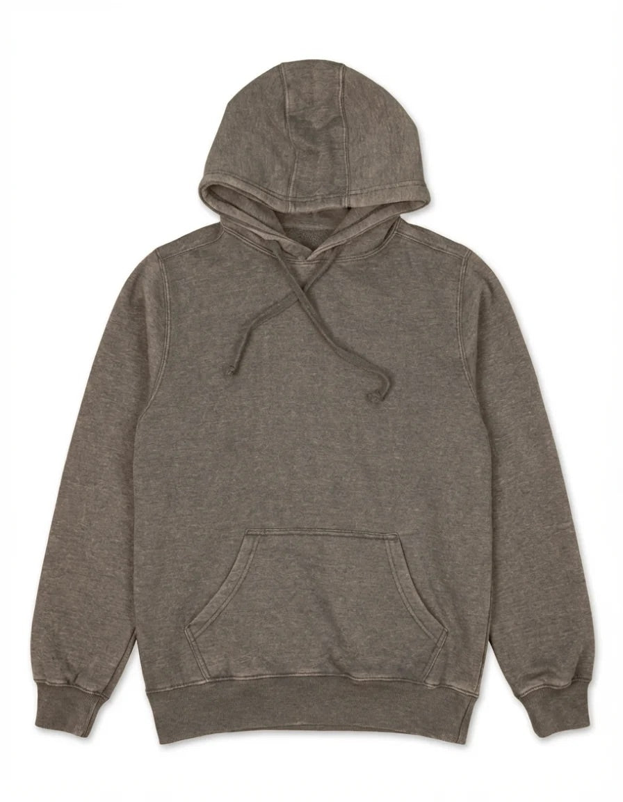 Milltex 617 — Adult Unisex Midweight Vintage Fleece Hoodie