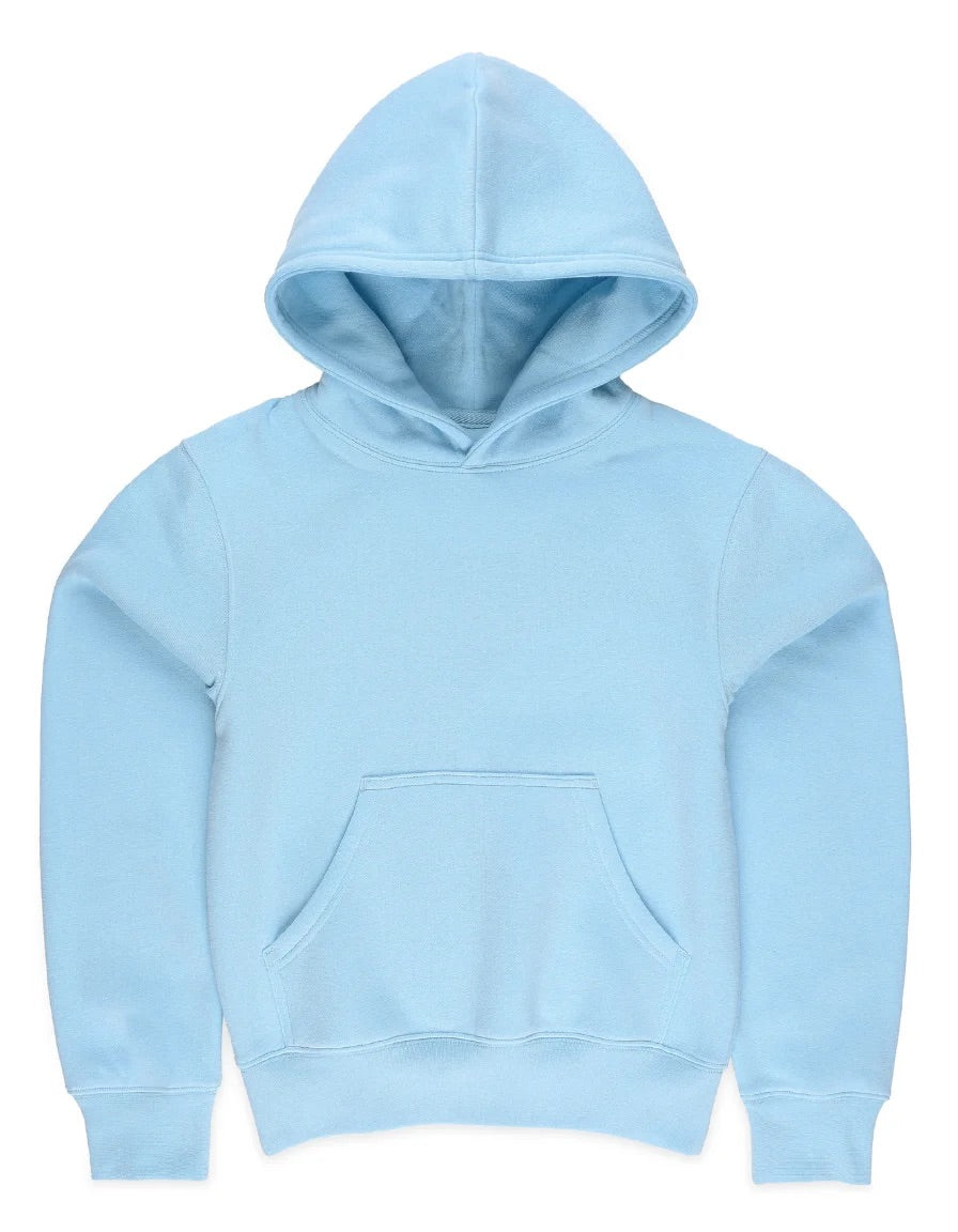 Milltex 517 Youth Unisex Hoodie | Midweight Cotton Blend Pullover Sweatshirt