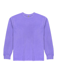 Milltex 401 Unisex Mid Weight Pigment Dyed Long Sleeve Tee