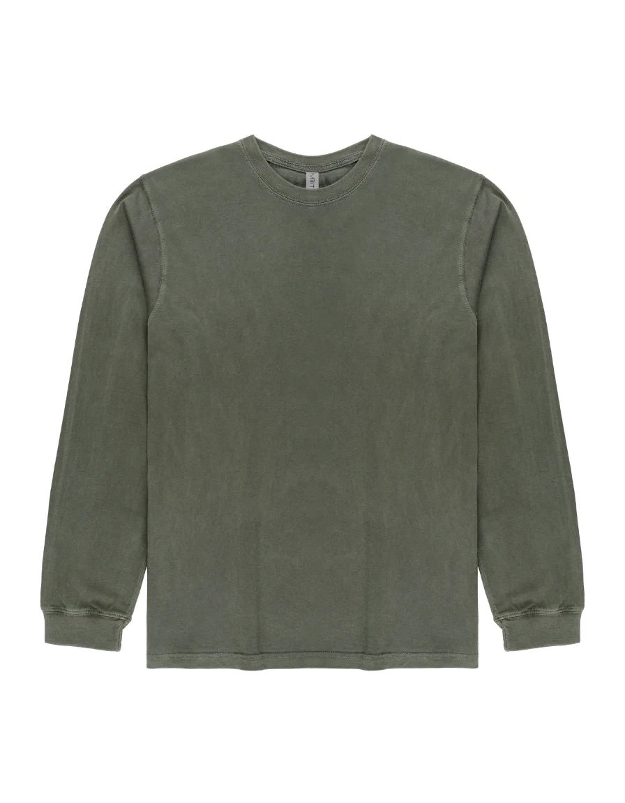 Milltex 401 Unisex Mid Weight Pigment Dyed Long Sleeve Tee