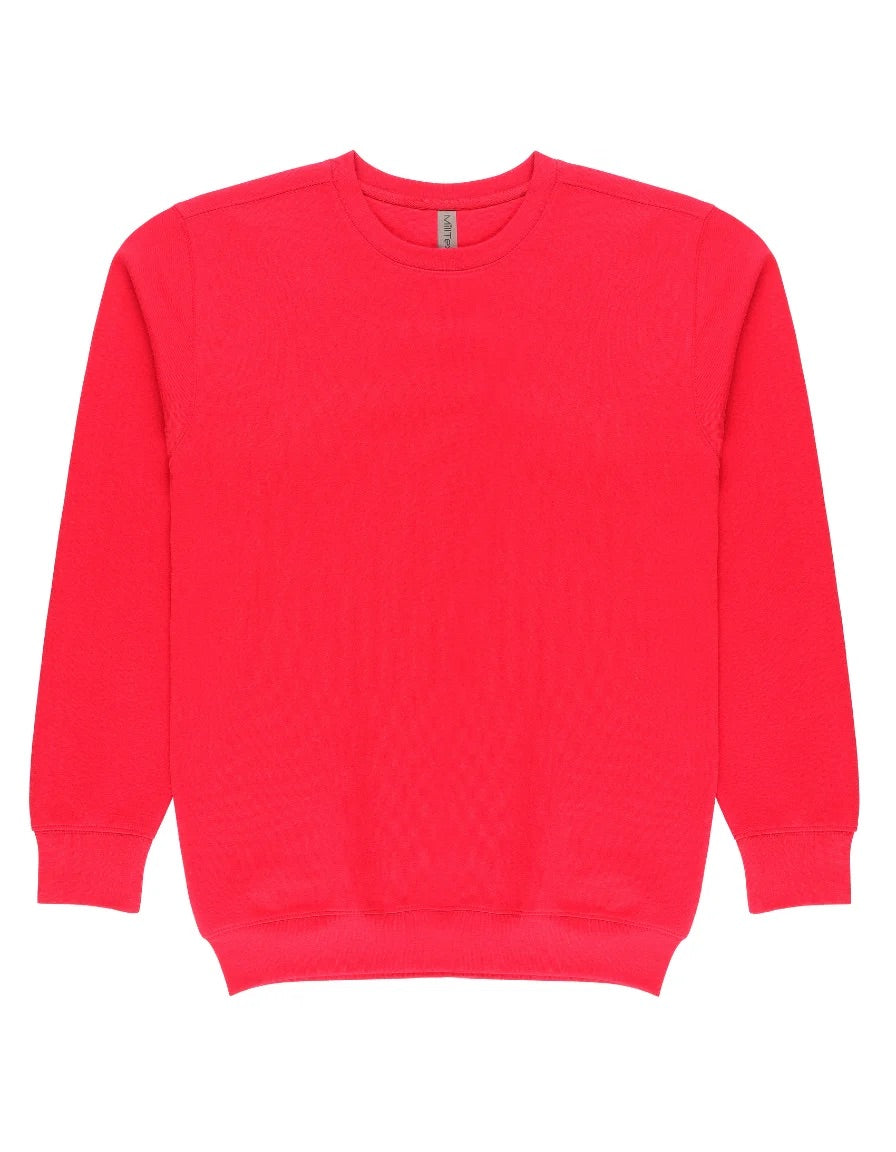 Milltex 303 Unisex Midweight Crewneck Fleece Sweatshirt