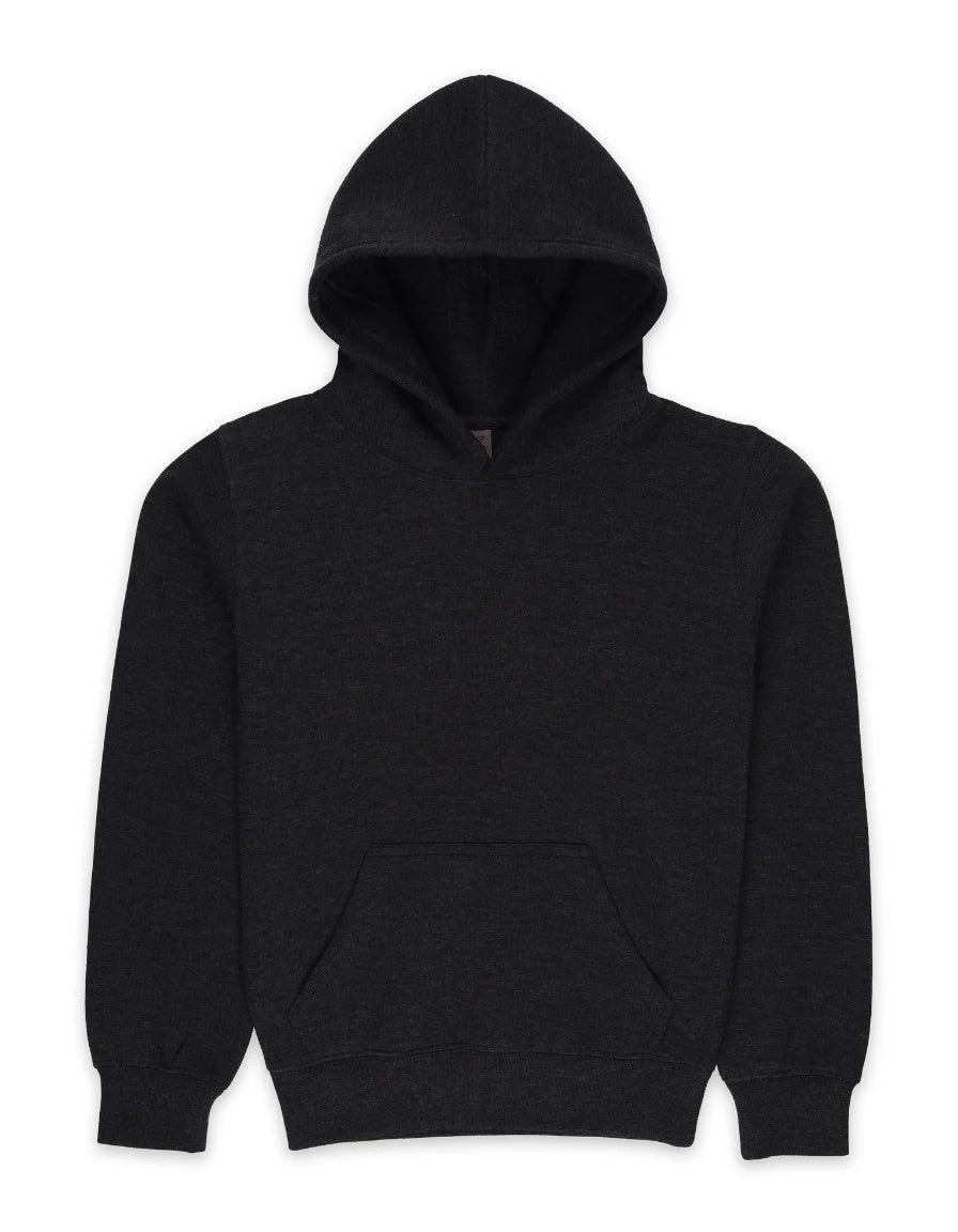 Milltex 517 Youth Unisex Hoodie | Midweight Cotton Blend Pullover Sweatshirt