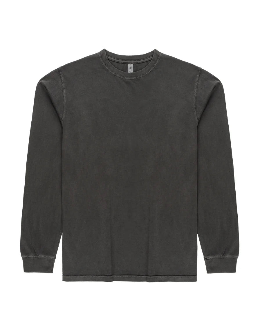 Milltex 401 Unisex Mid Weight Pigment Dyed Long Sleeve Tee