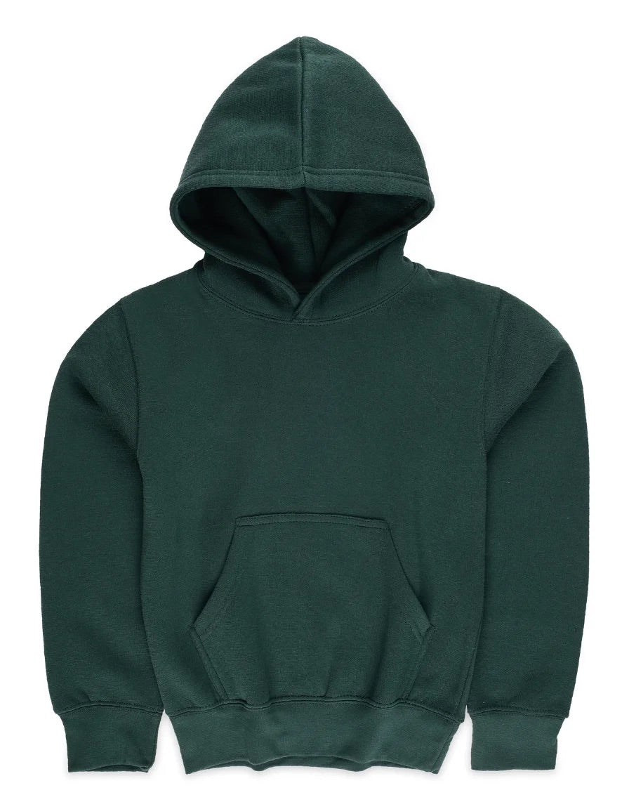 Milltex 517 Youth Unisex Hoodie | Midweight Cotton Blend Pullover Sweatshirt
