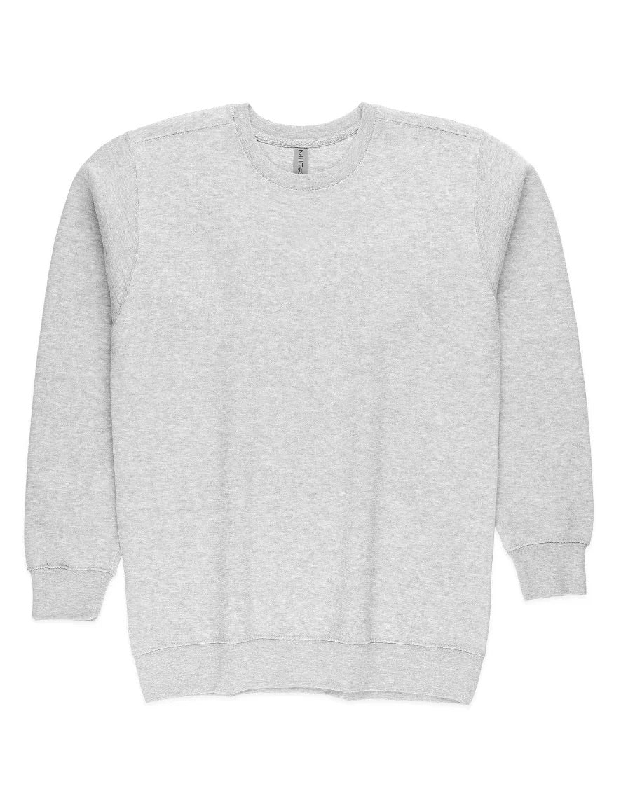 Milltex 303 Unisex Midweight Crewneck Fleece Sweatshirt