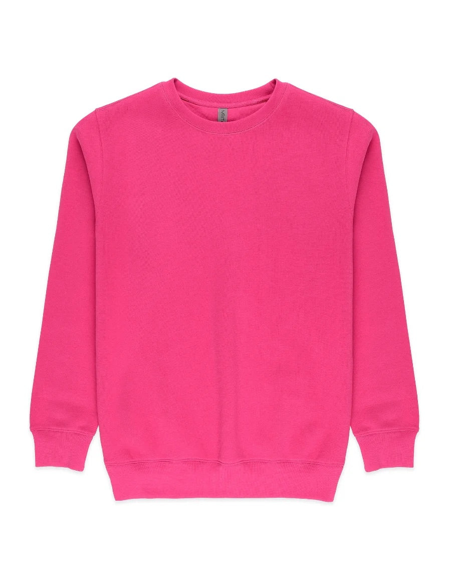 Milltex 303 Unisex Midweight Crewneck Fleece Sweatshirt