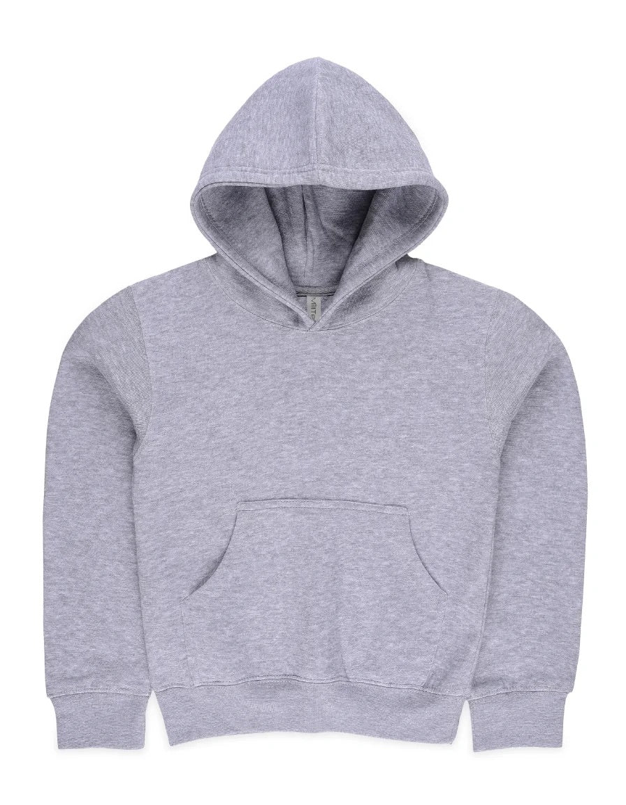 Milltex 517 Youth Unisex Hoodie | Midweight Cotton Blend Pullover Sweatshirt